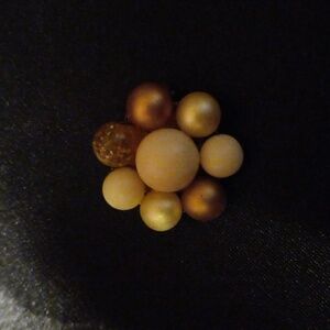 1940s vintage Cluster clip On earrings. Stamped Germany. Very nice condition